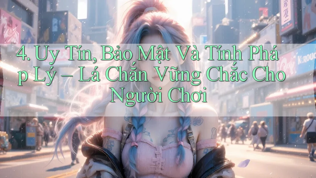 4. Uy Tín, Bảo Mật Và Tính Pháp Lý – Lá Chắn Vững Chắc Cho Người Chơi
