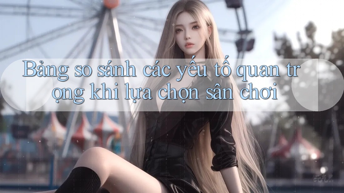 Bảng so sánh các yếu tố quan trọng khi lựa chọn sân chơi Bảng so sánh các yếu tố quan trọng khi lựa chọn sân chơi