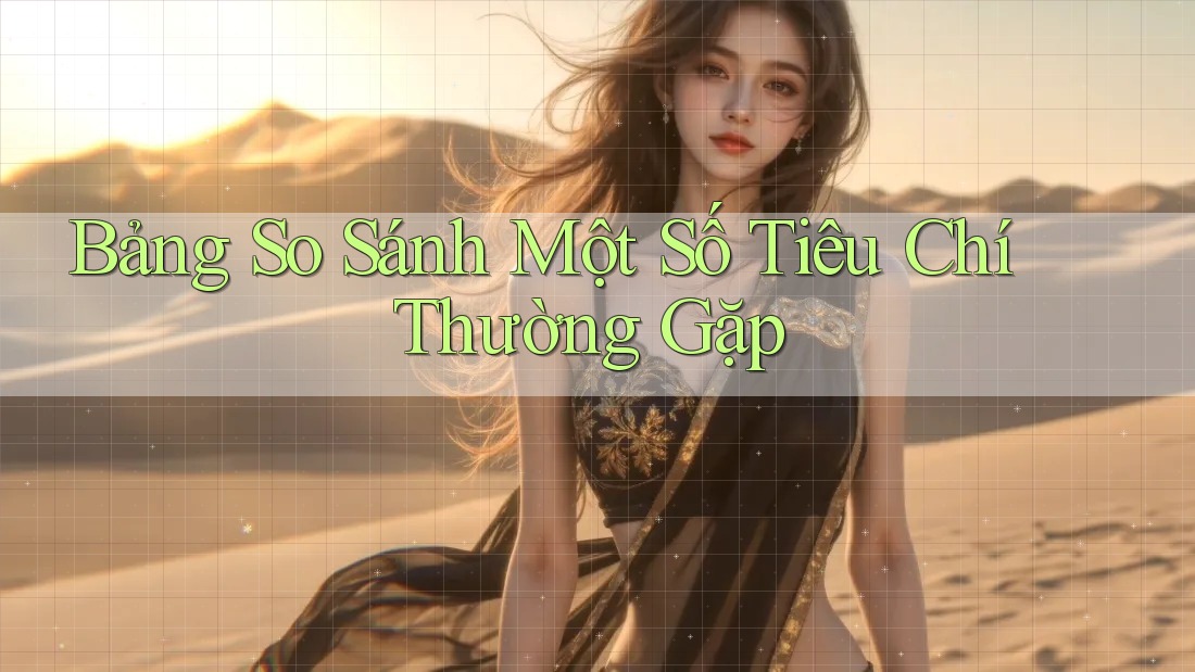 Bảng So Sánh Một Số Tiêu Chí Thường Gặp Bảng So Sánh Một Số Tiêu Chí Thường Gặp