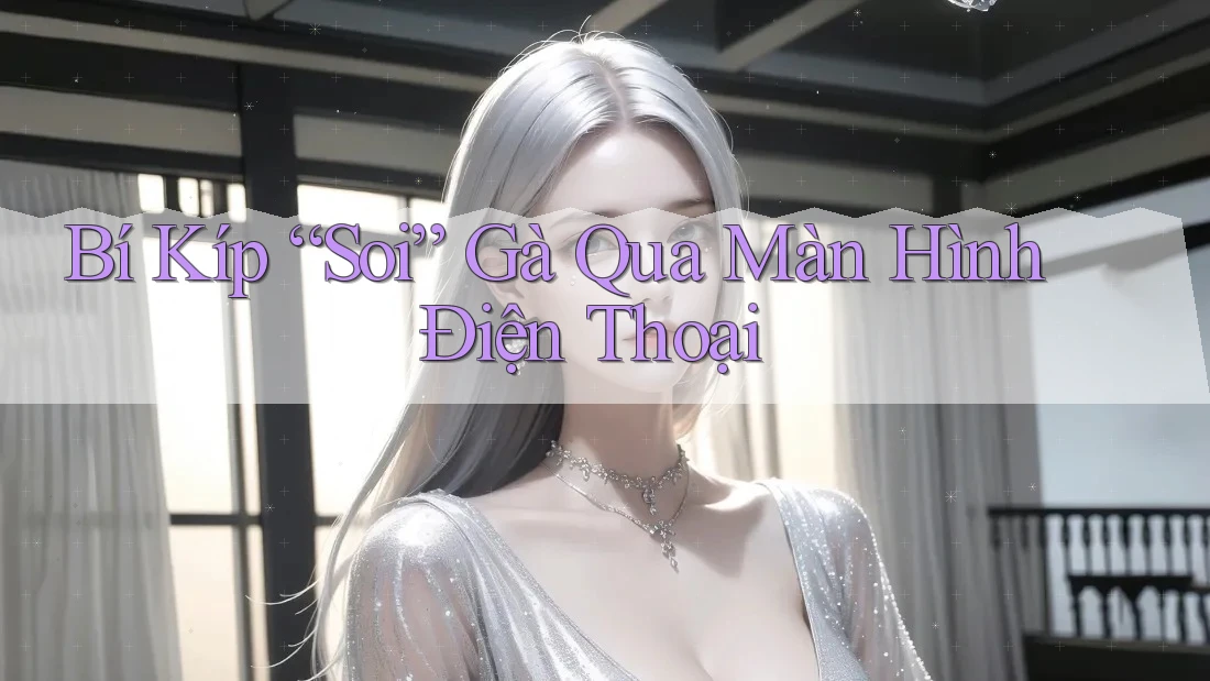 Bí Kíp “Soi” Gà Qua Màn Hình Điện Thoại