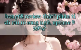 bong68 review thật phân tích rủi ro song ngữ, uptime 99.9%