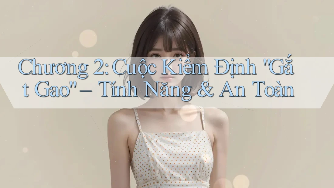Chương 2: Cuộc Kiểm Định “Gắt Gao” – Tính Năng & An Toàn Chương 2: Cuộc Kiểm Định “Gắt Gao” – Tính Năng & An Toàn