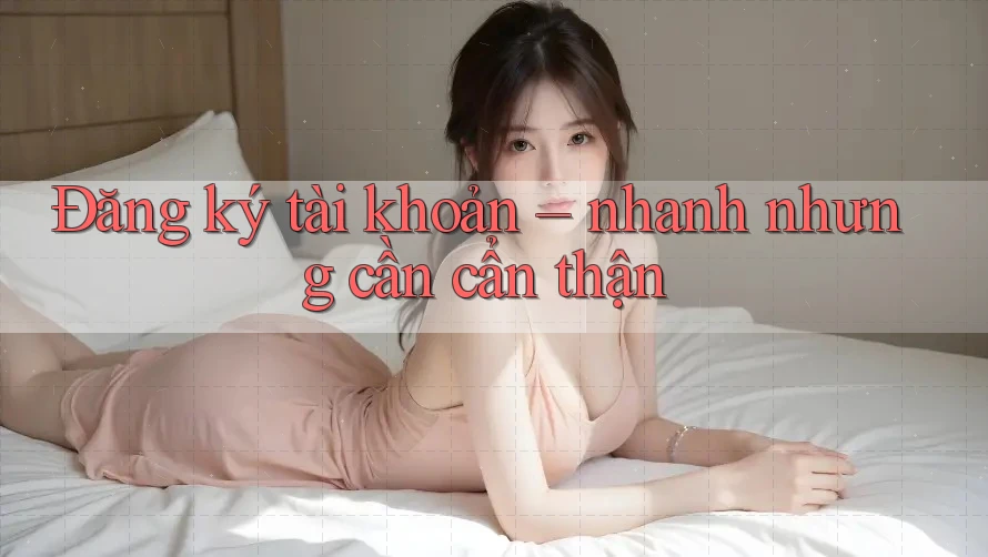 Đăng ký tài khoản – nhanh nhưng cần cẩn thận Đăng ký tài khoản – nhanh nhưng cần cẩn thận