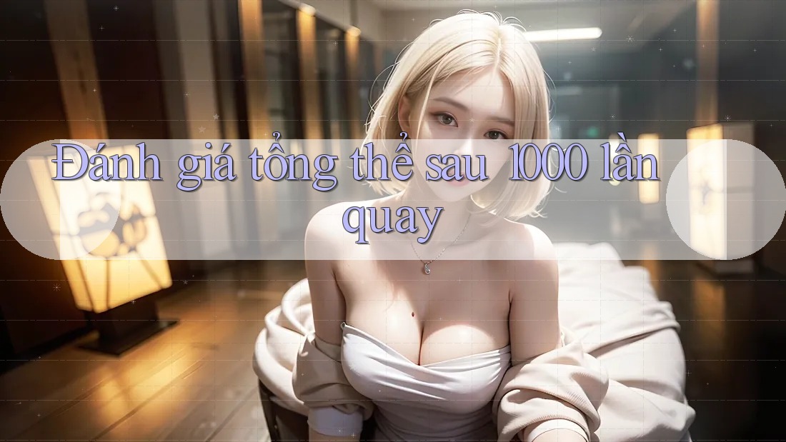 Đánh giá tổng thể sau 1000 lần quay Đánh giá tổng thể sau 1000 lần quay