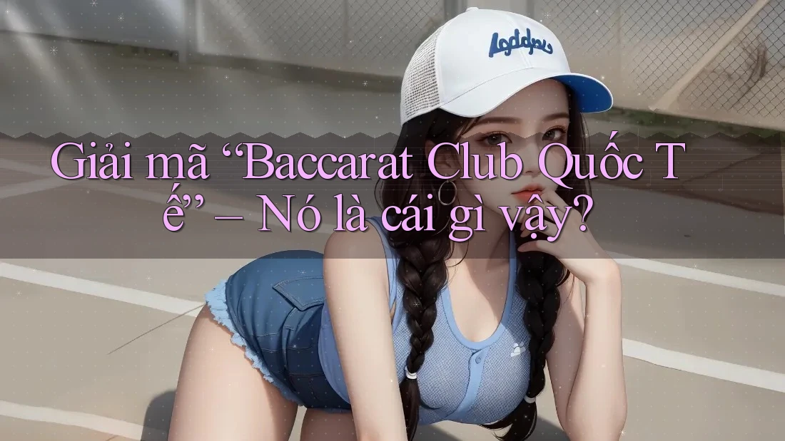 Giải mã “Baccarat Club Quốc Tế” – Nó là cái gì vậy? Giải mã “Baccarat Club Quốc Tế” – Nó là cái gì vậy?