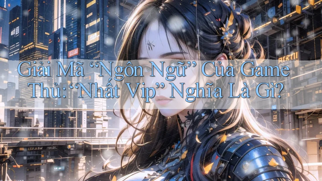 Giải Mã “Ngôn Ngữ” Của Game Thủ: “Nhất Vip” Nghĩa Là Gì? Giải Mã “Ngôn Ngữ” Của Game Thủ: “Nhất Vip” Nghĩa Là Gì?