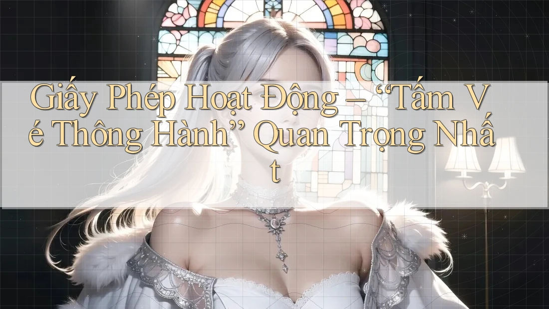 Giấy Phép Hoạt Động – “Tấm Vé Thông Hành” Quan Trọng Nhất Giấy Phép Hoạt Động – “Tấm Vé Thông Hành” Quan Trọng Nhất