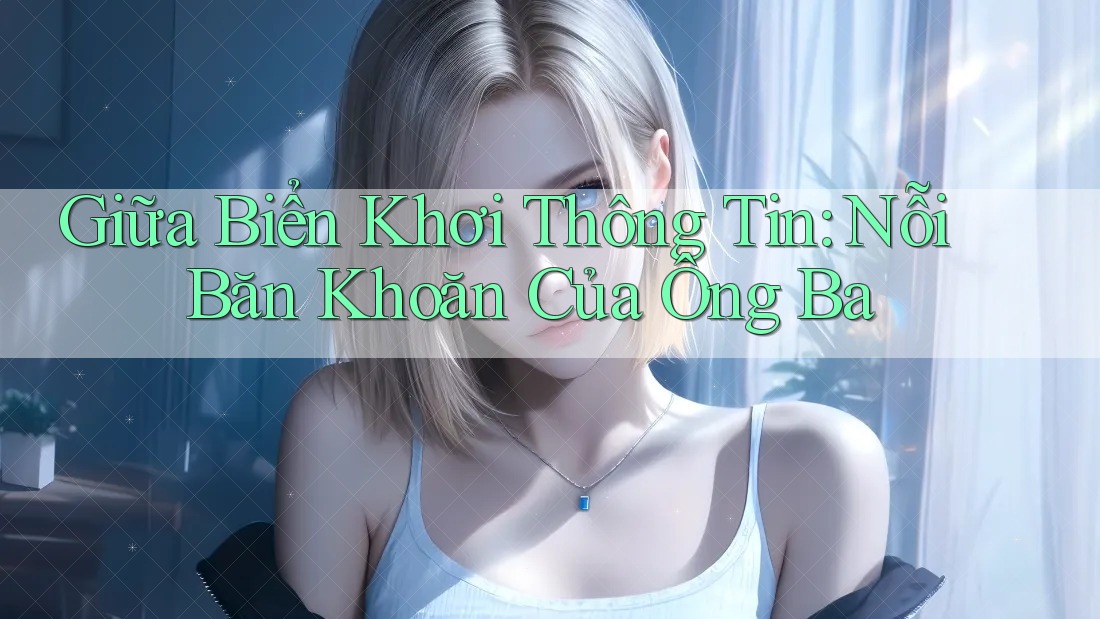 Giữa Biển Khơi Thông Tin: Nỗi Băn Khoăn Của Ông Ba