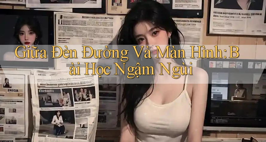 Giữa Đèn Đường Và Màn Hình: Bài Học Ngậm Ngùi
