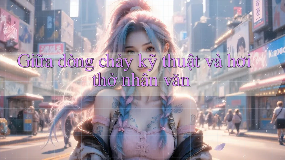 Giữa dòng chảy kỹ thuật và hơi thở nhân văn Giữa dòng chảy kỹ thuật và hơi thở nhân văn