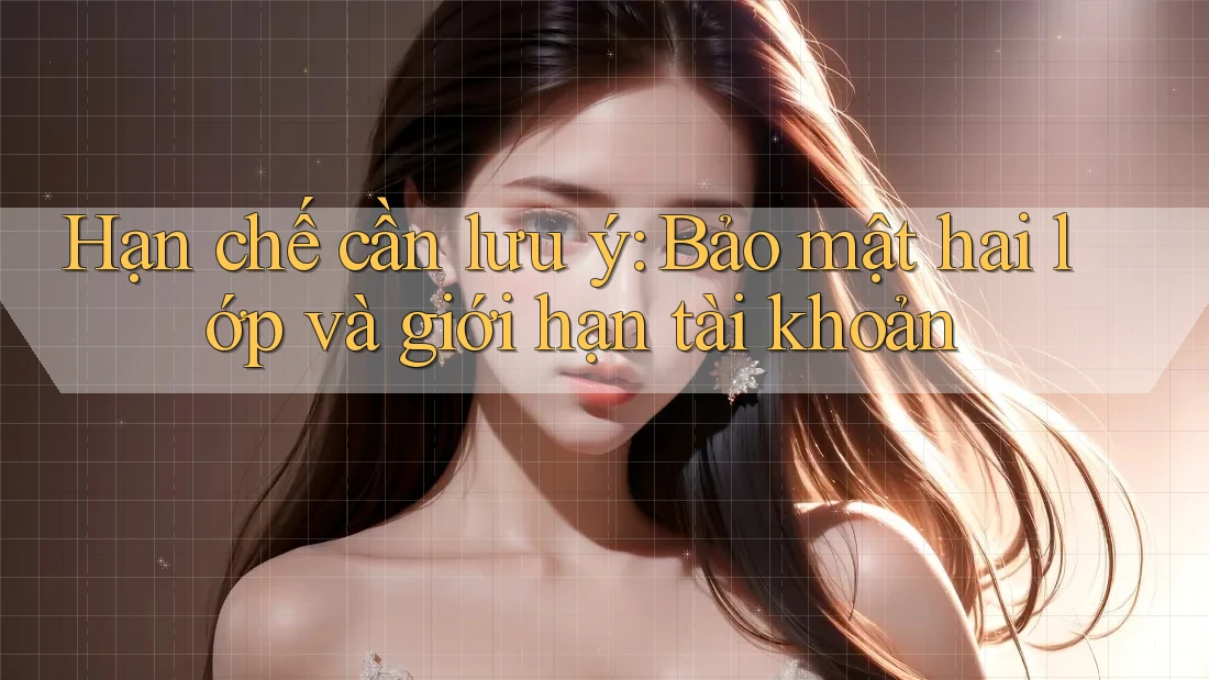 Hạn chế cần lưu ý: Bảo mật hai lớp và giới hạn tài khoản