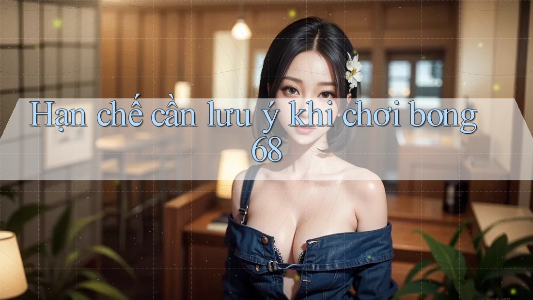 Hạn chế cần lưu ý khi chơi bong68