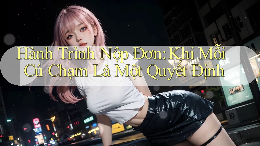 Hành Trình Nộp Đơn: Khi Mỗi Cú Chạm Là Một Quyết Định Hành Trình Nộp Đơn: Khi Mỗi Cú Chạm Là Một Quyết Định