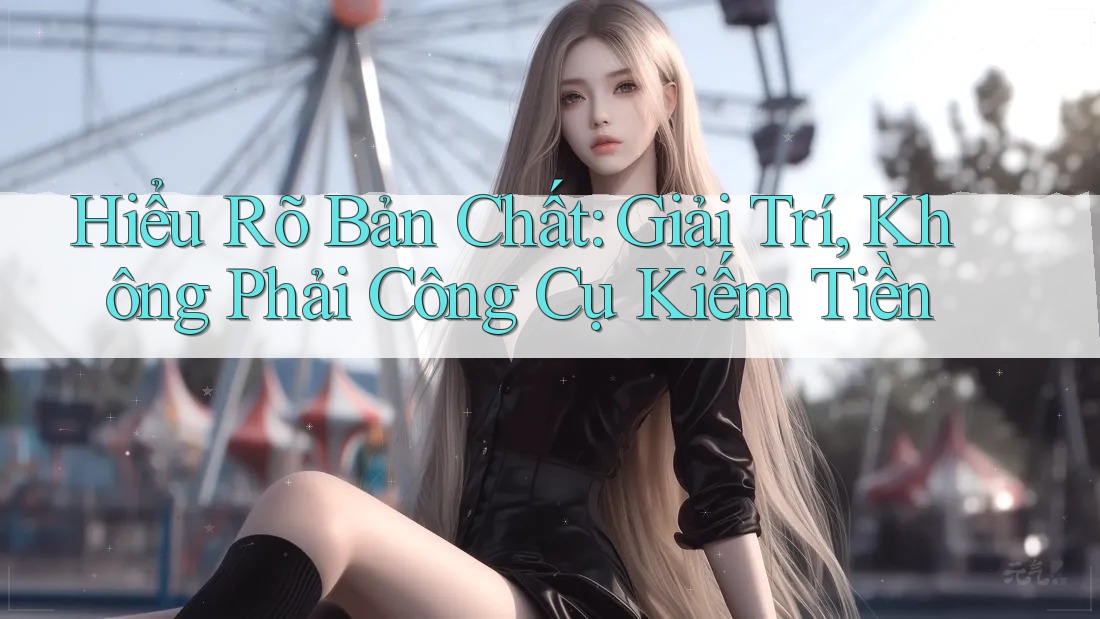 Hiểu Rõ Bản Chất: Giải Trí, Không Phải Công Cụ Kiếm Tiền Hiểu Rõ Bản Chất: Giải Trí, Không Phải Công Cụ Kiếm Tiền