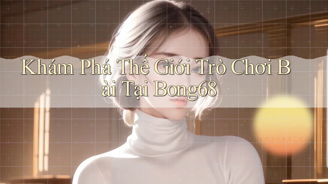 Khám Phá Thế Giới Trò Chơi Bài Tại Bong68