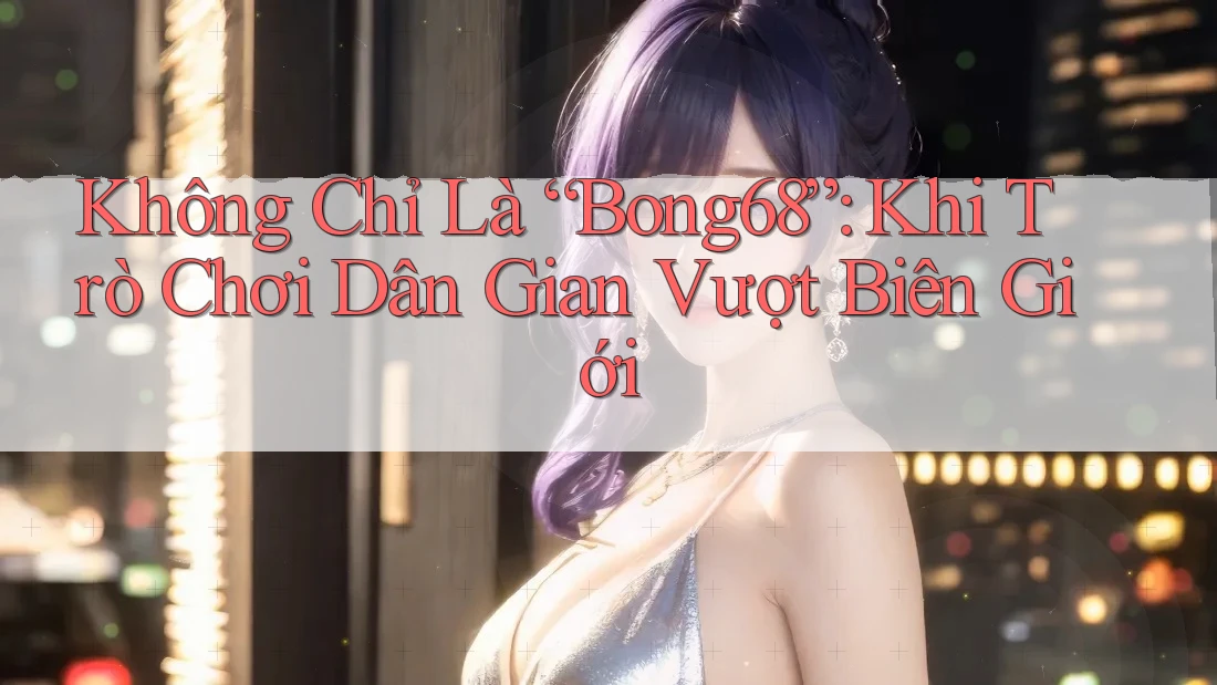 Không Chỉ Là “Bong68”: Khi Trò Chơi Dân Gian Vượt Biên Giới Không Chỉ Là “Bong68”: Khi Trò Chơi Dân Gian Vượt Biên Giới