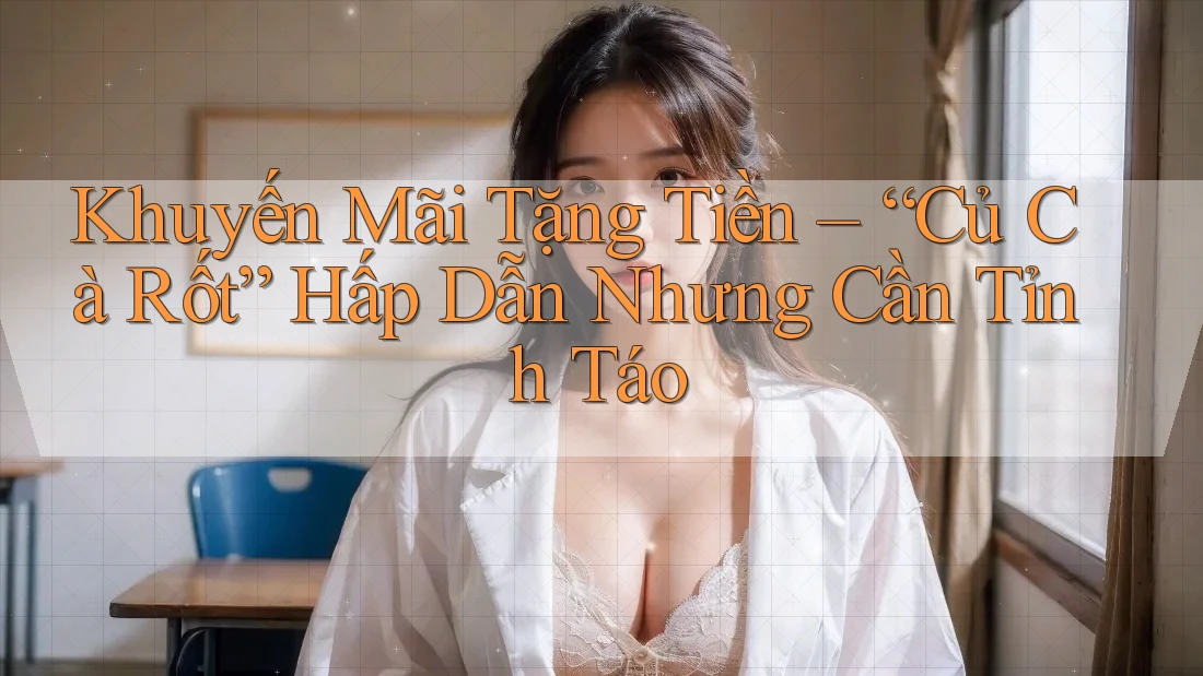 Khuyến Mãi Tặng Tiền – “Củ Cà Rốt” Hấp Dẫn Nhưng Cần Tỉnh Táo Khuyến Mãi Tặng Tiền – “Củ Cà Rốt” Hấp Dẫn Nhưng Cần Tỉnh Táo