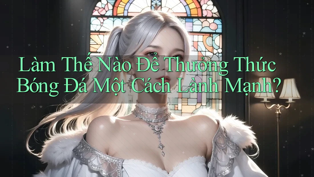 Làm Thế Nào Để Thưởng Thức Bóng Đá Một Cách Lành Mạnh?