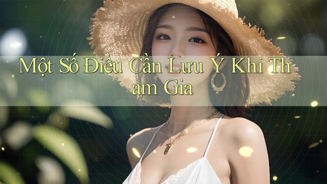 Một số điều cần lưu ý khi tham gia Một số điều cần lưu ý khi tham gia