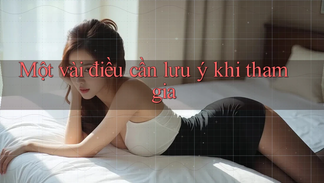 Một Vài Điều Cần Lưu Ý Khi Tham Gia