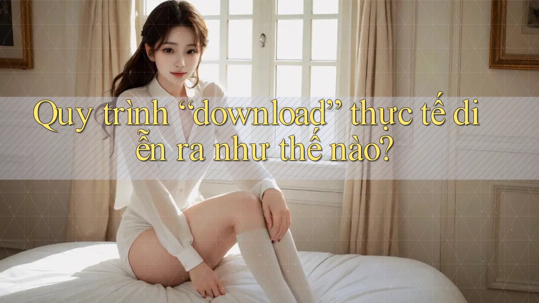 Quy trình “download” thực tế diễn ra như thế nào?