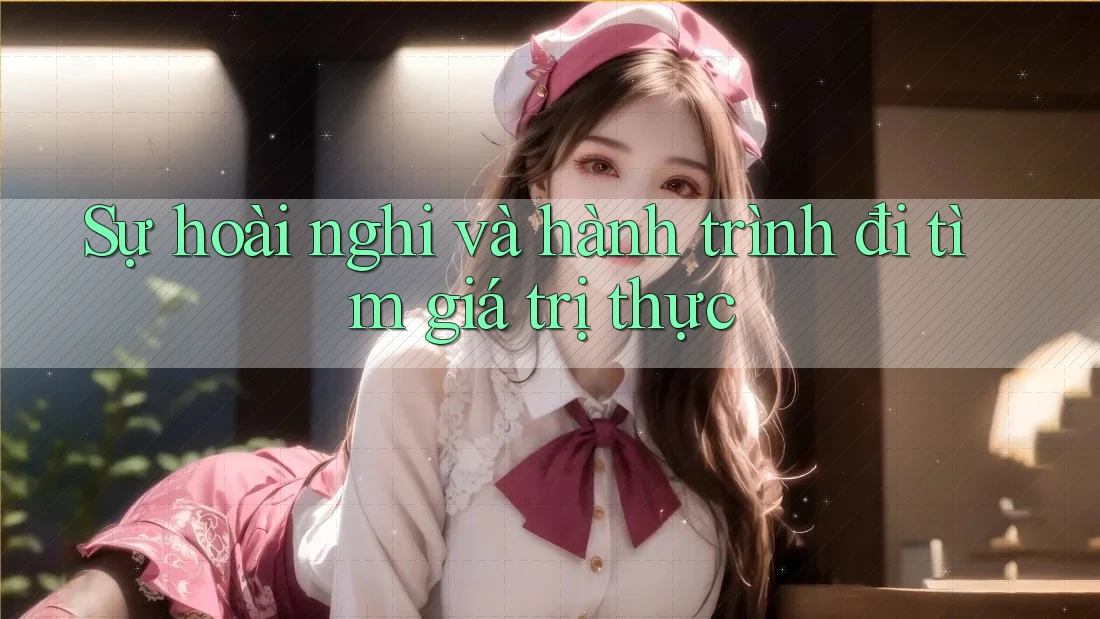 Sự hoài nghi và hành trình đi tìm giá trị thực