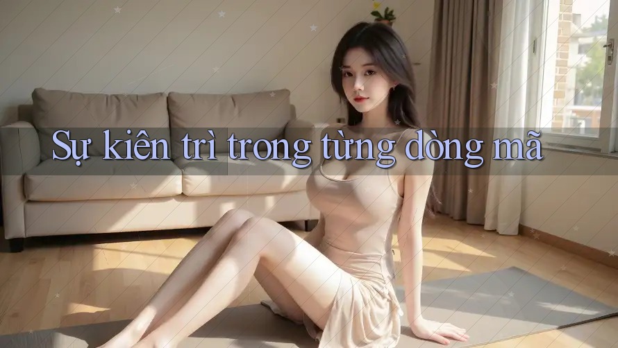 Sự kiên trì trong từng dòng mã Sự kiên trì trong từng dòng mã