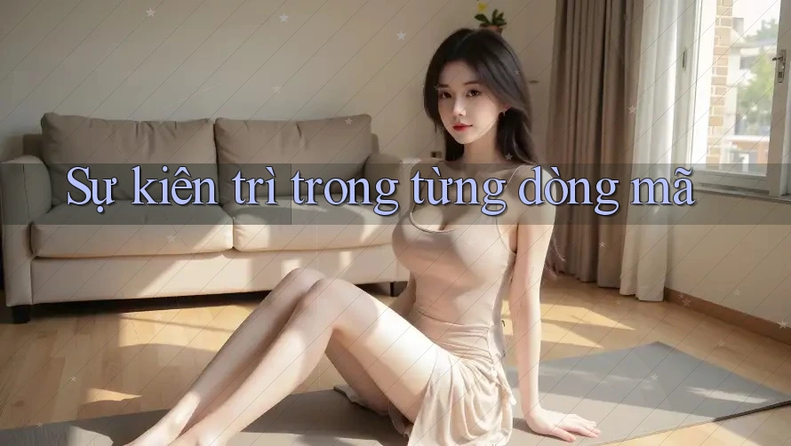 Sự kiên trì trong từng dòng mã
