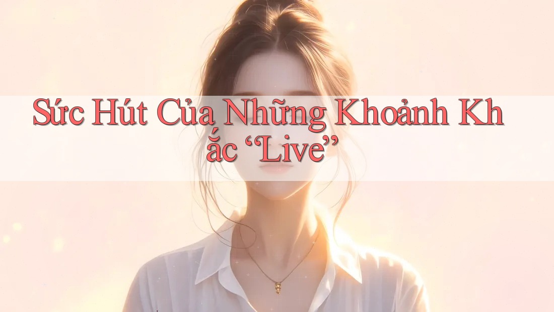 Sức Hút Của Những Khoảnh Khắc “Live” Sức Hút Của Những Khoảnh Khắc “Live”