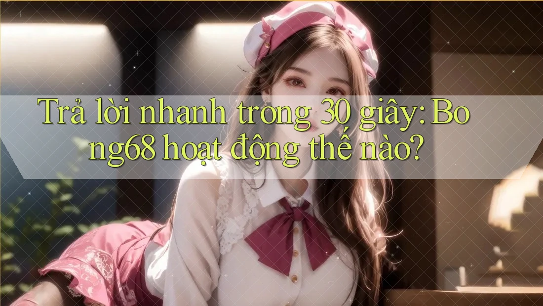 Trả lời nhanh trong 30 giây: Bong68 hoạt động thế nào? Trả lời nhanh trong 30 giây: Bong68 hoạt động thế nào?