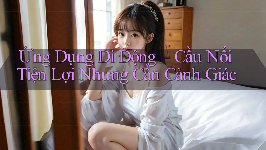 Ứng Dụng Di Động – Cầu Nối Tiện Lợi Nhưng Cần Cảnh Giác Ứng Dụng Di Động – Cầu Nối Tiện Lợi Nhưng Cần Cảnh Giác