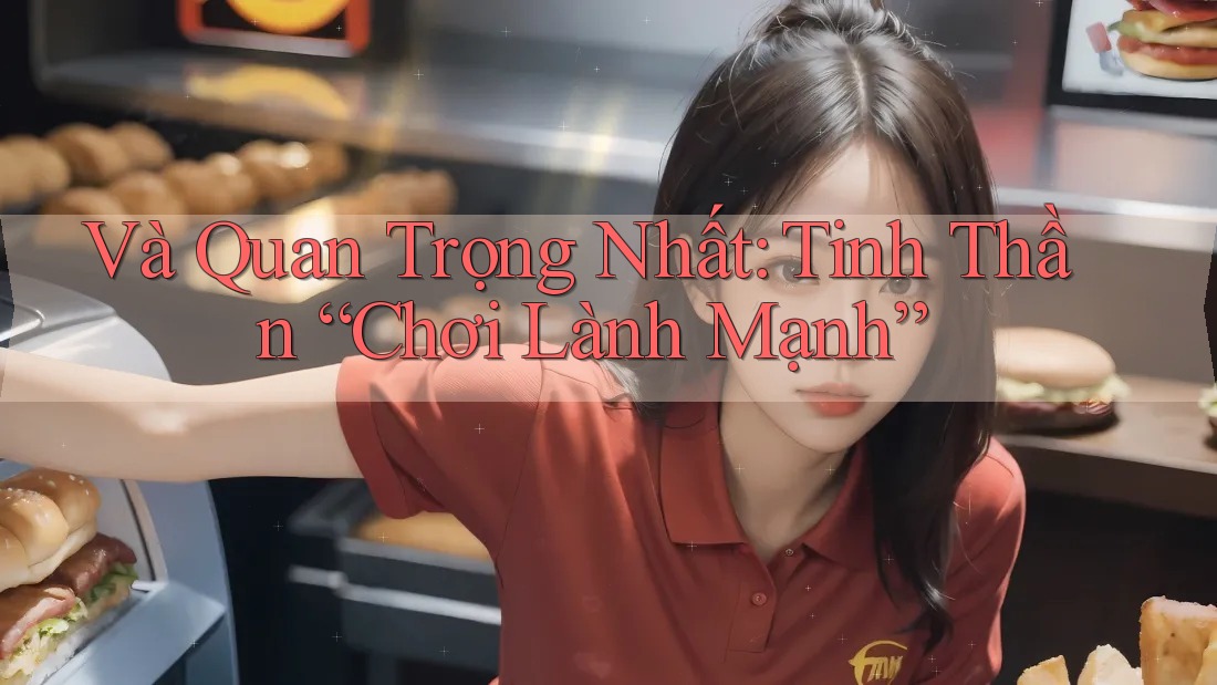 Và Quan Trọng Nhất: Tinh Thần “Chơi” Lành Mạnh Và Quan Trọng Nhất: Tinh Thần “Chơi” Lành Mạnh